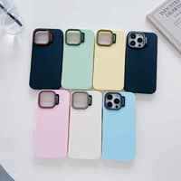 Nouveau style 2.0mm Macaron mat TPU coque souple coques de téléphone portable pour 16 15 14 Pro Max