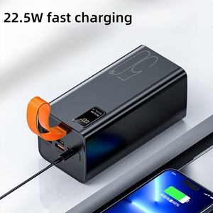 พาวเวอร์<span class=keywords><strong>แบงค์</strong></span>รุ่นล่าสุด 22.5W Type C ชาร์จเร็วสุดแรง ความจุ 50000mah พร้อมหน้าจอแสดงผลดิจิตอล ความจุจริง PD20W 50000mah - Product Image 2