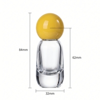 Eau de Toilette Naturelle, Flacon de Parfum en Verre de Luxe avec Pompe Dorée, Bouchons et Capsules de Flacon, Distributeur de Parfum