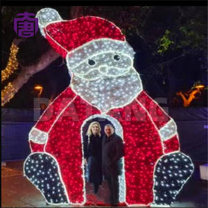 Luces decorativas LED 3D de Papá Noel para exteriores con clasificación IP65 para Navidad, festividades, jardín y exhibiciones. - Product Image 5