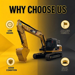 รถขุดตีนตะขาบ Caterpillar 323D2L สีเหลือง มือสอง น้ำหนัก 23 ตัน บุ้งกี๋ 1.2 ลบ.ม. ชั่วโมงการใช้งานต่ำ รุ่น Cat 312 315 320 323 325 329 330 335 349 - Product Image 2