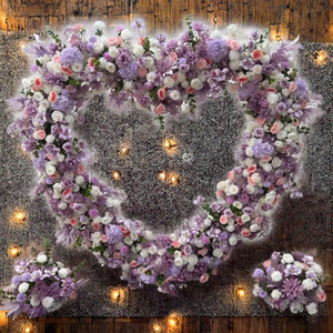 Arco a forma di <span class=keywords><strong>cuore</strong></span> rosa bianco personalizzato fatto a mano - Product Image 3