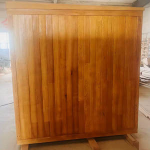 Salle de sauna en cèdre rouge de style <span class=keywords><strong>nordique</strong></span> moderne avec poêle à sauna pour spa à domicile et bien-être - Construction en bois massif écologique - Product Image 3