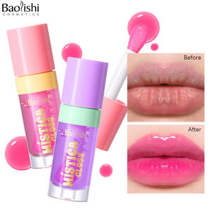 <span class=keywords><strong>BAOLISHI</strong></span>, esmalte de labios de larga duración, brillo de labios hidratante que cambia de Color, Copa antiadherente hidratante transparente vegana, maquillaje bonito, gran oferta - Product Image 4
