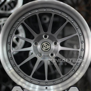 Jantes XINLAI en alliage d'aluminium forgé, finition argent brossé, 2 pièces, 18, 20, 21, 22 pouces, 5x114.3, 5x112, 5x130, pour Mercedes-Benz, Audi, BMW - Product Image 2