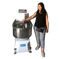 Mélangeur à pâte à pain de 200 L, mélangeur à pâte pour cuisine commerciale, mélangeur à spirale pour farine personnalisé, mélangeur à pain et à gâteaux