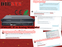 (IPM6100) Modulateur numérique TV 32 canaux UDP RTP IP vers analogique NTSC PAL pour système CATV