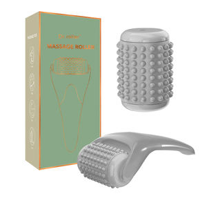 แปรงนวดป้องกันการเกิดเซลลูไลท์แบบมือถือทำจากซิลิโคนอุปกรณ์ลูกกลิ้งสำหรับนวดหน้าและเผาผลาญไขมันในร่างกายและลดน้ำหนัก - Product Image 6