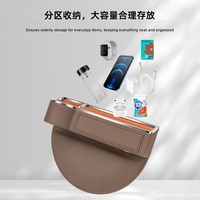 Boîte de rangement en polyuréthane de type bouteille d'eau pour l'espace entre les sièges de voiture, organisateur compartimenté pour les espaces étroits, accessoire intérieur de voiture