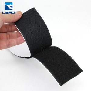 Ruban auto-adhésif à boucles et crochets personnalisé avec logo, 16 mm * 25 mètres, meilleur prix, double face, forte viscosité, produit d'usine - Product Image 2