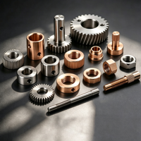 Pièces personnalisées OEM usinées CNC en aluminium, laiton, petites pièces, usinage CNC 5 axes de précision, pièces métalliques en acier inoxydable