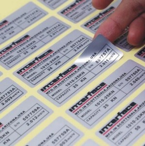 Nhiệt độ cao không thấm nước bạc rồng dính Sticker cố định câm Số serial nhãn cho Dây Vẽ bao bì - Product Image 1