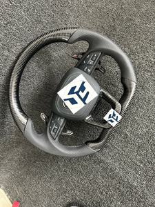 Volant de course en fibre de carbone compatible avec Audi A3 2018 2019 A4 A5 A6 A7 A8 S3 S5 S6 S7 RS3 RS4 RS5 RS6 RS7 TT TTRS B9 - Product Image 4