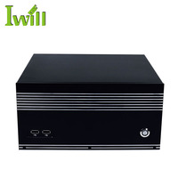 ZPC-X4 desain kipas (H110) Intel Core I5 6500 Pc Mini Industri RS232 RS422 RS485 COM mendukung 1 * PCI-E X16 Slot