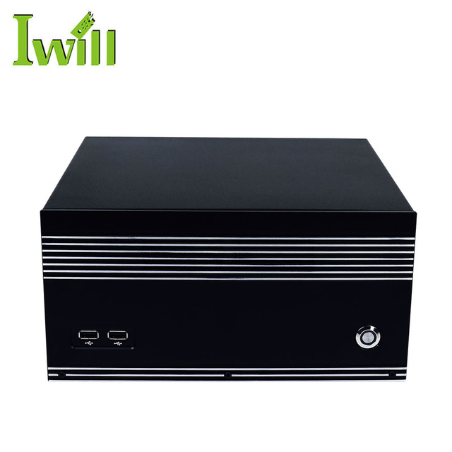 Fan Design ZPC-X4 (H110) Intel Core I5 6500 Industrial Mini Pc RS232 RS422 RS485 COM Support 1*PCI-E X16 Slot