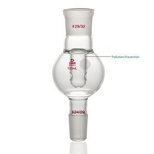 Adaptor Perangkap Distilasi Kjeldahl Kaca; Perangkap Rotary Evaporator, Adaptor Anti-Mendaki; Adaptor Pencegah Busa - Product Image 3