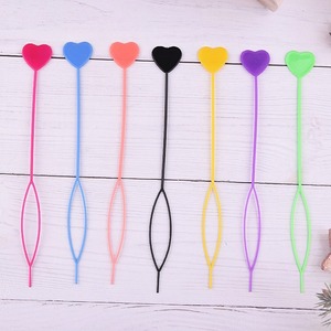 100 piezas/bolsa Herramientas <span class=keywords><strong>para</strong></span> trenzar el cabello, Herramientas mágicas <span class=keywords><strong>para</strong></span> trenzas con cuentas, Aguja <span class=keywords><strong>para</strong></span> hacer moños de cola de caballo, Cabezal <span class=keywords><strong>para</strong></span> hacer cuentas en el cabello <span class=keywords><strong>para</strong></span> niños - Product Image 4