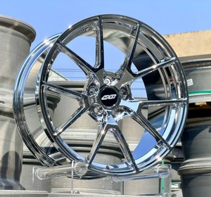 Cerchi Forgiati 5x114.3 5x120 Cromati Sportivi in Lega di Alluminio 17 18 21 22 20 24 26 Pollici per BMW Benz <span class=keywords><strong>Audi</strong></span> - Product Image 4