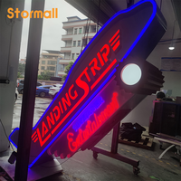 Panneau LED rectangulaire extérieur étanche, haute luminosité, IP65, signalisation publicitaire illuminée, panneau de signalisation pour supermarché