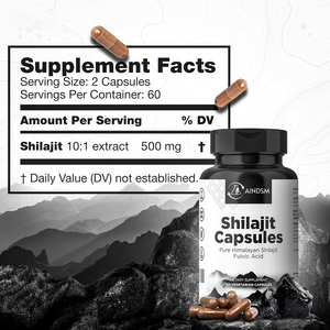 Servicios Personalizados, Cápsulas de Shilajit y Ashwagandha, Cápsulas de Shilajit Puro, Cápsulas de Raíz de Maca y Ashwagandha, Cápsulas de Apoyo Inmunológico con Shilajit - Product Image 2