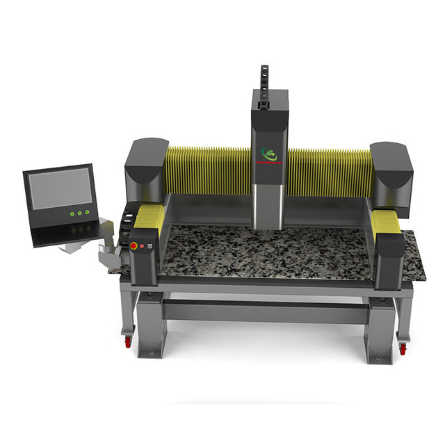Factory square Rail Stone Cnc Engraving Automatic Sink Cutout Machine Stone Basin Drilling Stone Marble Granite Cnc Machine