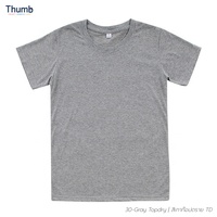 T-shirts en coton 100% écologiques avec logo personnalisé, impression sérigraphique, jersey décontracté chic, col rond, haute qualité, fabriqué en Thaïlande