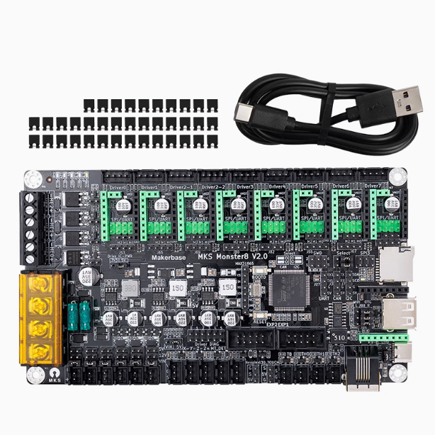 3D Printer Monster Motherboard MKS Monster8 V2.0 Control Board 3D Printer Parts for Voron VS Spider Octopus