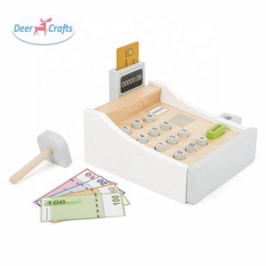 Nouvelle <span class=keywords><strong>caisse</strong></span> <span class=keywords><strong>enregistreuse</strong></span> interactive <span class=keywords><strong>en</strong></span> <span class=keywords><strong>bois</strong></span> pour enfants avec écran d'affichage DD10468 - Product Image 2