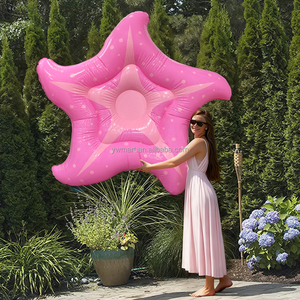 Galleggiante Gonfiabile a Forma di <span class=keywords><strong>Stella</strong></span> <span class=keywords><strong>Marina</strong></span> Rosa per Piscina, Divertente Sdraio Galleggiante in PVC per Feste Estive in Spiaggia e Lago - Product Image 5