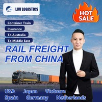 Agent logistique DDP pour le transport ferroviaire de conteneurs de Chine vers le Royaume-Uni