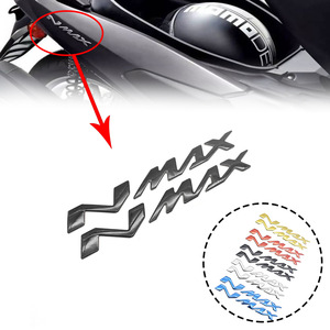 Autocollants de logo de réservoir de carburant en caoutchouc souple 3D Yamaha NMAX, nouveaux autocollants décoratifs personnalisés pour <span class=keywords><strong>moto</strong></span> - Product Image 3