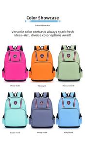 Sacs d'école personnalisés avec logo imprimé pour élèves du primaire et du secondaire, respirants, anti-choc, en tissu Oxford, sac moderne - Product Image 5