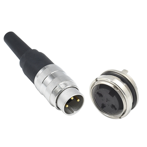 Conector M16 J09 2 4 5 8 10 12 Cable de soldadura de 14 pines Montaje en panel Enchufe macho hembra Enchufe industrial Conector impermeable - Product Image 1