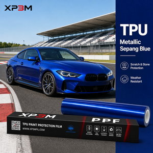 XP3M Sepang Blue OEM Gloss TPU Color PPF Car Wrap Vinyl 7.5 Mil Self Healing Anti Scratch Anti Yellowing Air Release Channel - Product Image 1