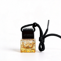 Bouteille diffuseur de parfum pour voiture, vide, carrée, 10 ml, à suspendre, pour huiles essentielles – Meilleure vente