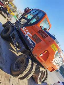 Livraison mondiale, excavatrice d'occasion Doosan DH150W-7, 15 tonnes, excavatrice hydraulique sur roues d'occasion, dh140 dx140 en stock - Product Image 6