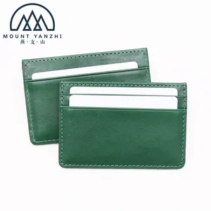 Classic High Quality Custom Logo Vegetable Leather Pattern Card Purse Genuine Leather Credit Card Holders Men Slim Wallet