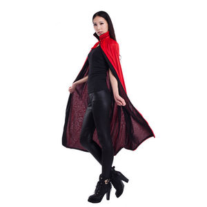 JELO Halloween vampiro <span class=keywords><strong>capa</strong></span> con capucha <span class=keywords><strong>capa</strong></span> <span class=keywords><strong>de</strong></span> Navidad Cosplay diablo disfraz Unisex negro y rojo bruja mago <span class=keywords><strong>capa</strong></span> - Product Image 6