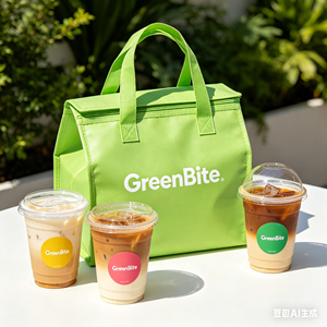 Reusable Non Woven Tea Coffee Insulated Bag Food Delivery Aluminum Foil Lining Custom Logo Size Color High Quality Thermal - Product Image 1