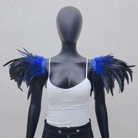 Luxuriöse Spitzen-Federschals Maßgefertigte Hochwertige Farben Komfortables Damen-Erwachsenen-Halloween-Cosplay-Kostüm-Set Fabrik-Großbestellung