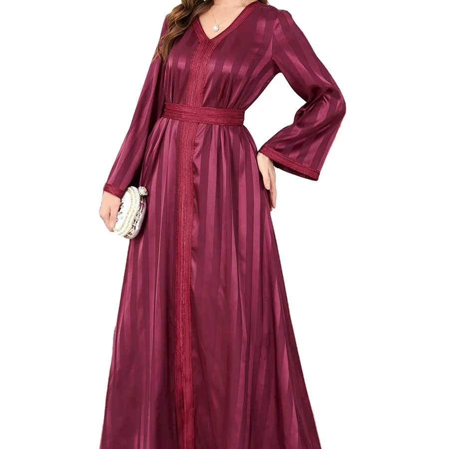 Abaya Hochzeits kleid Dubai Abaya neues Modell islamische Kleidung und Schmuck muslimischen Pullover Kleid