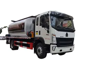 Camion de Distribution d'asphalte Intelligent 10 CBM Howo Nouveau pulvérisateur de bitume de camion de distributeur d'asphalte à vendre