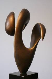 Escultura de decoración de Arte de hierro y <span class=keywords><strong>Metal</strong></span> de latón abstracto moderno para habitación de Hotel - Product Image 4