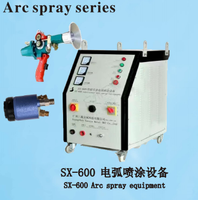 Machine de projection à arc électrique haute puissance SX 600 pour le revêtement de surface des fils en aluminium, cuivre, zinc, acier inoxydable et alliage