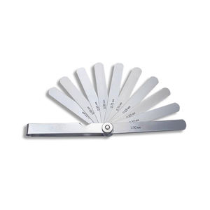 मिटुयो 184-301 की लंबी सीधी पत्तियां, 0.05-1 मिमी मोटाई, 13 स्टील की मोटाई फेलर गेज - Product Image 1