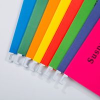 Carpeta de Archivo Colgante de Papel Personalizada al por Mayor, Tamaño A4/FC, con Área para Etiquetas, para una Gestión Eficiente de Documentos