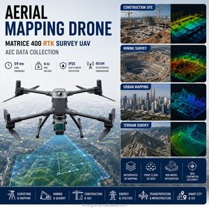 Matrice 400 Aerial Mapping Drone Long Endurance RTK Survey UAV For Construction Mining AEC Geospatial Data Collection Workflow - Product Image 1