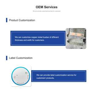 Connecteur de barre omnibus en alliage de cuivre nickelé bande de cuivre nickelé 21700/18650 soudage de batterie 99.99% Cu pureté ZX marque CN/JIA - Product Image 4
