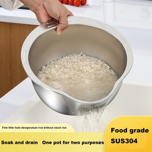 Cesta de Almacenamiento de Alimentos Multifuncional de Acero Inoxidable, Diseño Innovador, Portátil, Ecológica, 24x13.5cm, Resistente a la Oxidación - Product Image 2