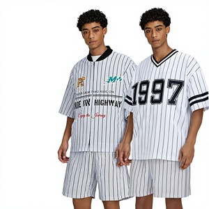 Ensemble de vêtements de sport pour homme <span class=keywords><strong>Etai</strong></span>, haut de football à fermeture éclair, manches courtes, short, style streetwear, t-shirt à col en V rayé, polyester et élasthanne - Product Image 1